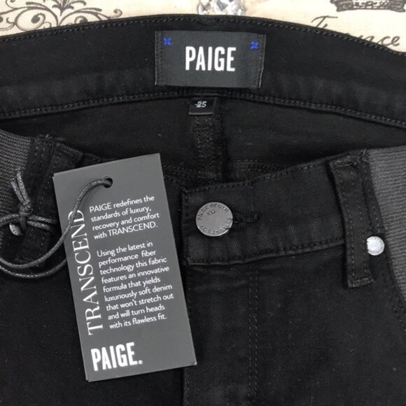 PAIGE Maternity Verdugo Ultra Skinny With Elastic Insets Jeans - Picture 3 of 9